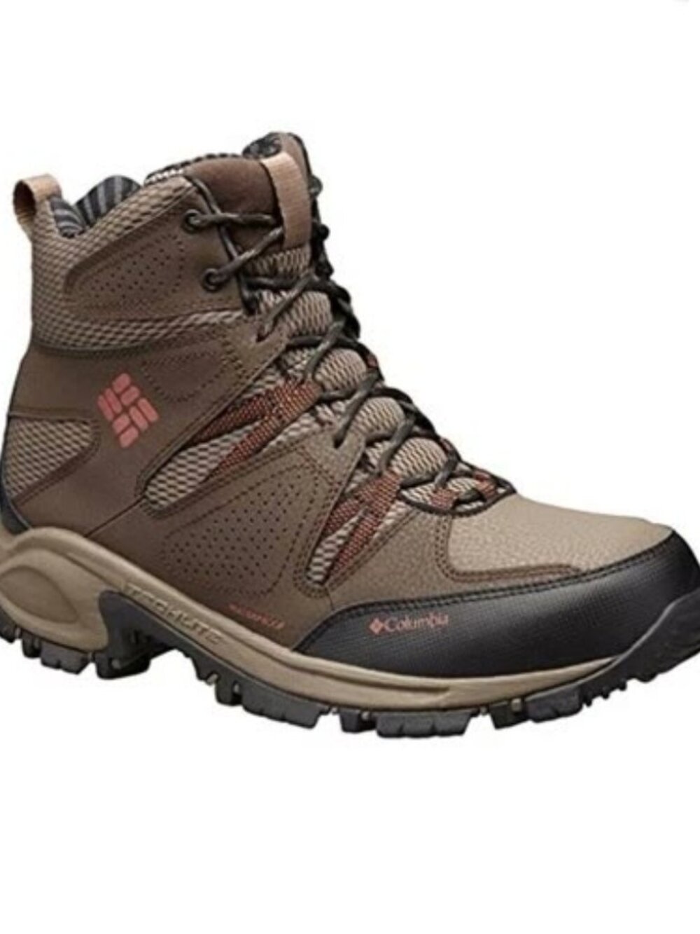 Columbia Liftop II Thermal Coil Men's Winter Boots — Brown, Size 7